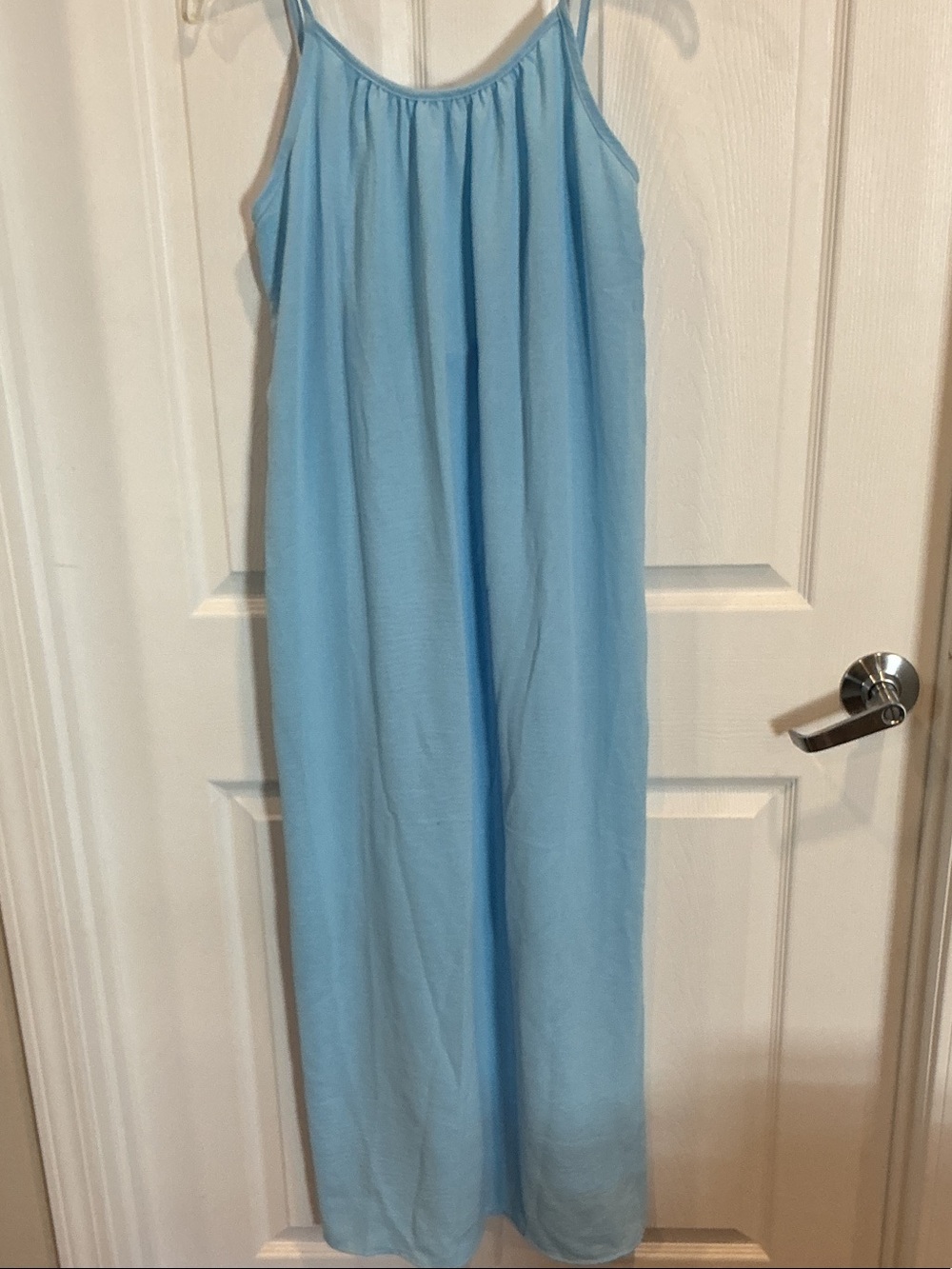 Light Blue Spaghetti Strap Maxi Dress- NWOT
